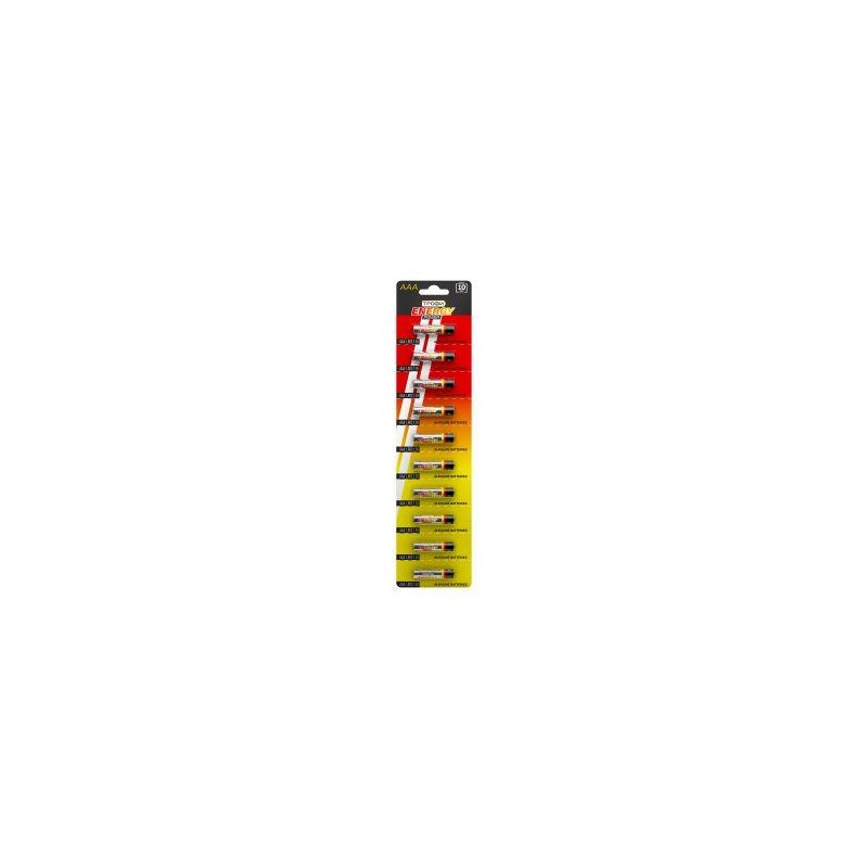 Элемент питания алкалиновый AAA/LR03 LR03-10BL strip (блист.10шт) Трофи C0034051