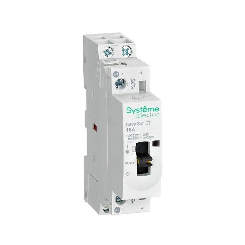 Контактор 2п City9 Set 2НО 16А AC 230В-230В SE C9C32216 Контактор 2п City9 Set 2НО 16А AC 230В-230В SE C9C32216