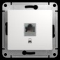 Розетка компьютерная 1-м СП Glossa RJ45 кат.5E механизм бел. SE GSL000181K Розетка компьютерная 1-м СП Glossa RJ45 кат.5E механизм бел. SE GSL000181K