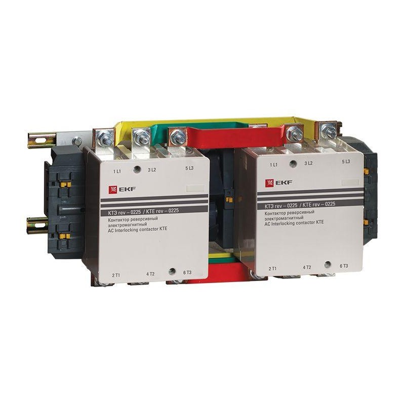 Контактор реверсивный КТЭ 225А кат. 380В AC 2НО EKF ctr-b-r-225-380