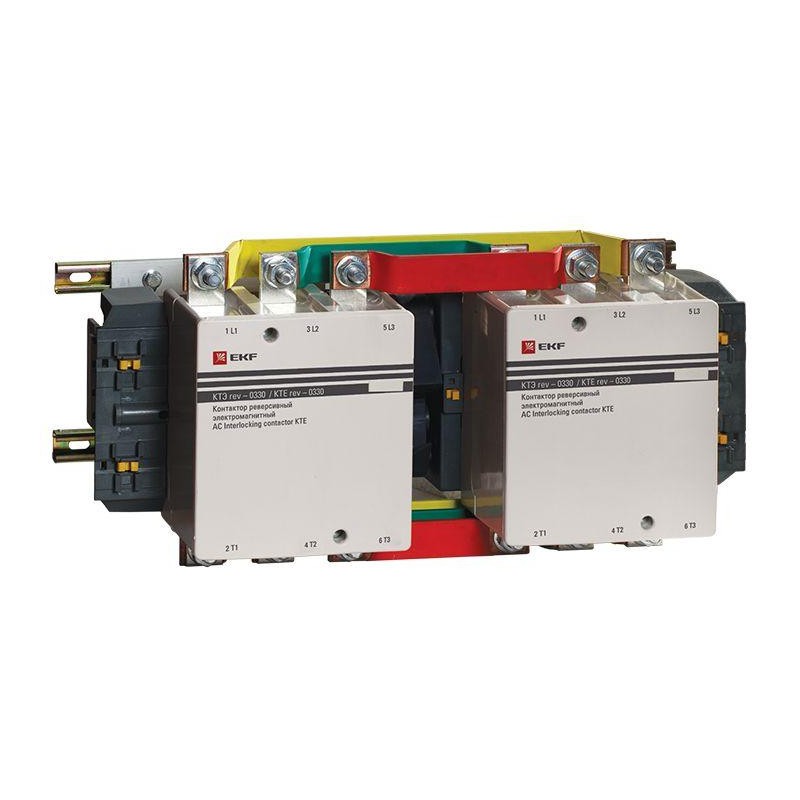 Контактор реверсивный КТЭ 330А кат. 380В AC 2НО EKF ctr-b-r-330-380