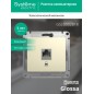 Розетка компьютерная 1-м СП Glossa RJ45 кат.5E механизм беж. SE GSL000281K Розетка компьютерная 1-м СП Glossa RJ45 кат.5E механизм беж. SE GSL000281K