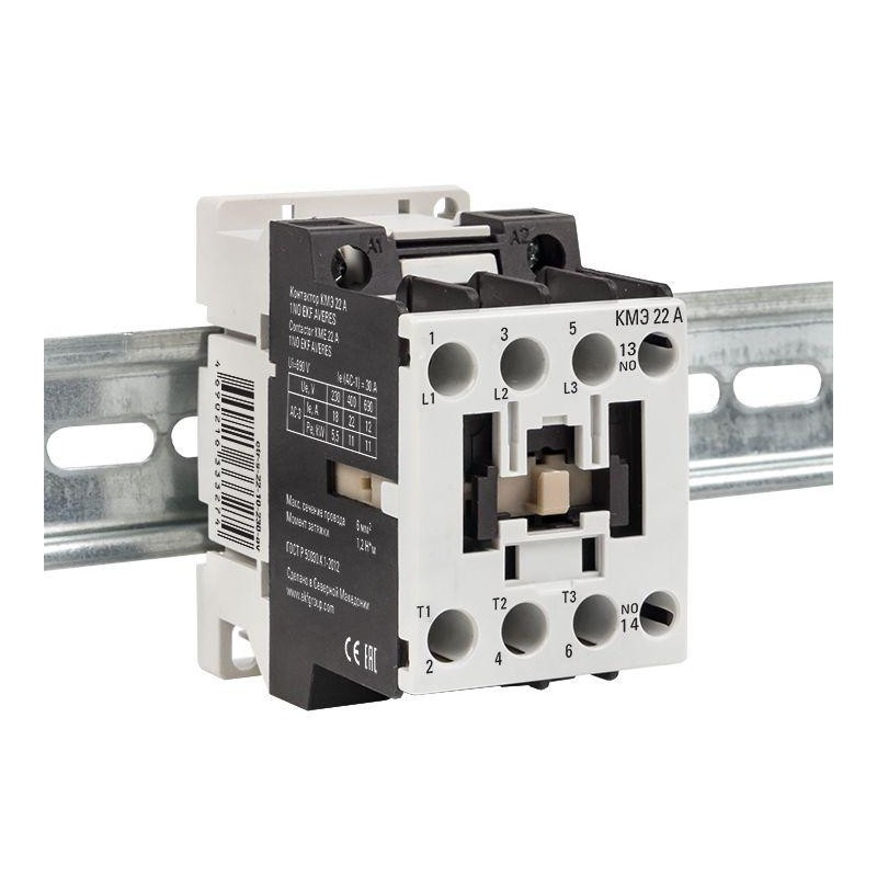 Контактор КМЭ 22А кат. 230В AC 1НО AVERES EKF ctr-s-22-10-230-av