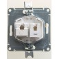 Розетка компьютерная + телефонная 2-м СП Glossa RJ45 + RJ11 кат.5E механизм перламутр SE GSL000685 Розетка компьютерная + телефонная 2-м СП Glossa RJ45 + RJ11 кат.5E механизм перламутр SE GSL000685