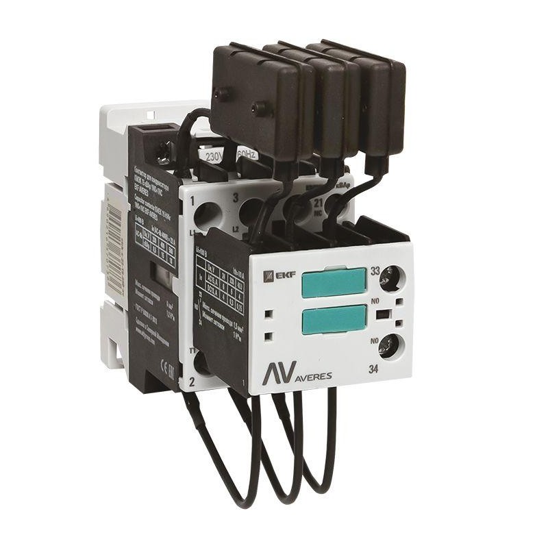 Контактор для конденсатора КМЭК 15квар 230В 1NО+1NC AVERES EKF ctrk-s-22-15-230-av Контактор для конденсатора КМЭК 15квар 230В 1NО+1NC AVERES EKF ctrk-s-22-15-230-av