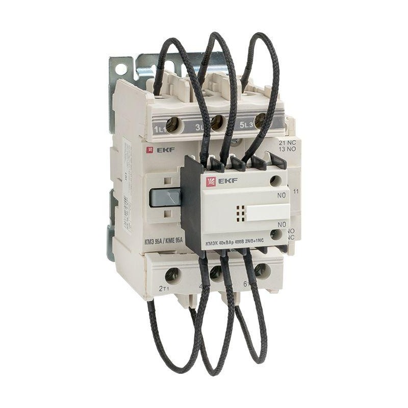 Контактор для конденсатора КМЭК 40квар 400В 2NО+1NC PROxima EKF ctrk-s-95-40-400