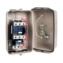 Пускатель магнитный КМЭ 80А 230В с РТЭ и индикатором PROxima в корп. IP65 EKF ctrp-r-80-230v-led