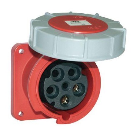Розетка скрыт. уст. 125А 400В 3P+E IP67 DKC DISF041254
