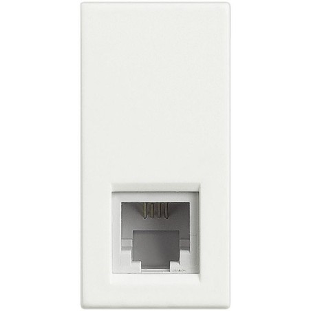 Розетка телефонная Axolute RJ11 кат.3 К10 бел. Leg BTC HD4258C11N