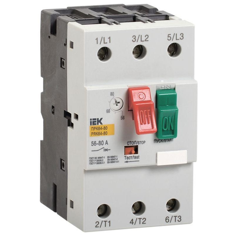 Пускатель ПРК64-40 In-40A Ir-25-40A Ue 660В IEK DMS22-40 Пускатель ПРК64-40 In-40A Ir-25-40A Ue 660В IEK DMS22-40
