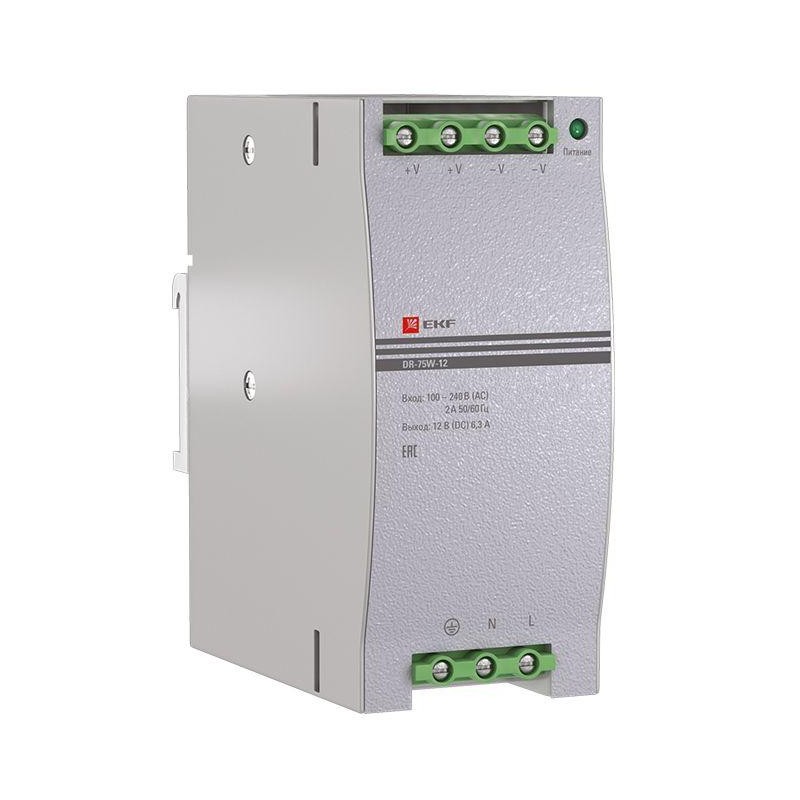 Блок питания 12В DR-75W-12 PROxima EKF dr-75w-12 Блок питания 12В DR-75W-12 PROxima EKF dr-75w-12