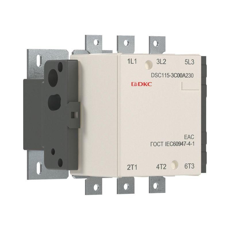 Контактор магнитный DSC115-3C00A230 115А 55кВт (AC3) 220В AC DKC DSC115-3C00A230 Контактор магнитный DSC115-3C00A230 115А 55кВт (AC3) 220В AC DKC DSC115-3C00A230