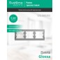 Рамка 3-м Glossa горизонт. алюм. SE GSL000303