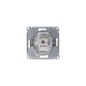 Розетка компьютерная 1-м Glossa RJ45 кат.5E механизм платина SE GSL001281K Розетка компьютерная 1-м Glossa RJ45 кат.5E механизм платина SE GSL001281K