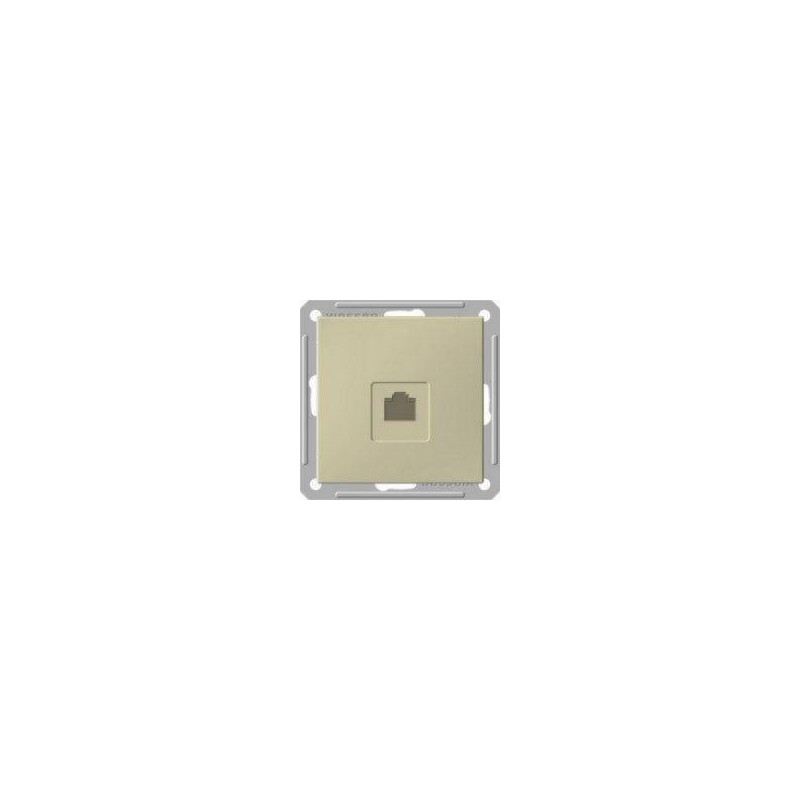 Розетка компьютерная 1-м СП W59 RJ45 кат.5E механизм шампань SE RSI-152K5E-4-86