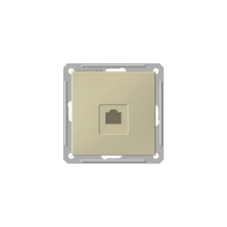 Розетка компьютерная 1-м СП W59 RJ45 кат.5E механизм шампань SE RSI-152K5E-4-86