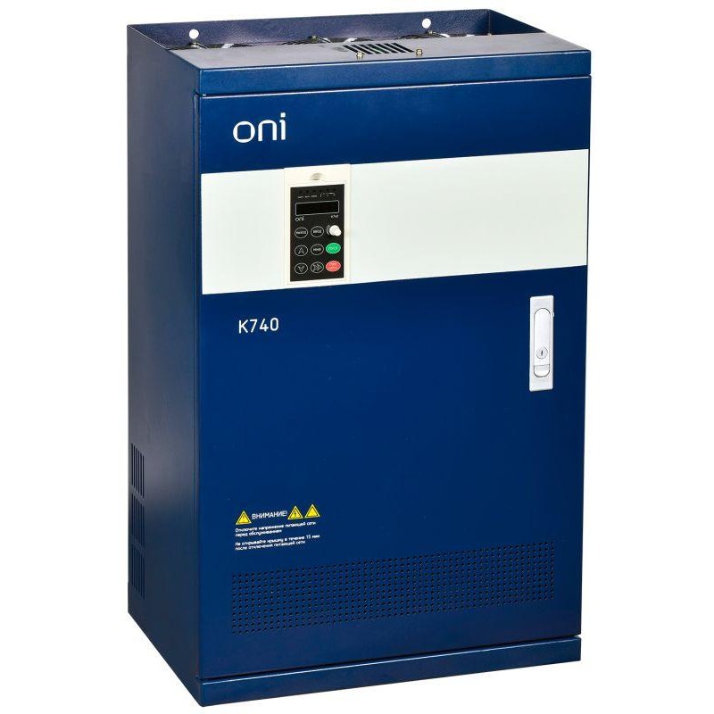 Преобразователь частоты K740 380В 3Ф 132-160кВт 253-300А энкодер ONI K740-33-132G160PM Преобразователь частоты K740 380В 3Ф 132-160кВт 253-300А энкодер ONI K740-33-132G160PM