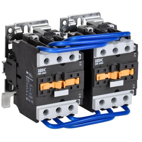 Контактор КМИ-34032 реверс 40А 400В/АС3 2НО,2НЗ IEK KKM33-040-400-22-1