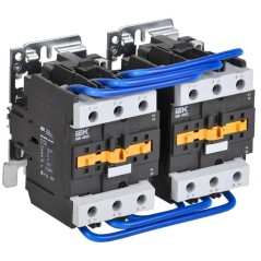 Контактор КМИ-49532 реверс 95А 400В/АС3 2НО,2НЗ IEK KKM43-095-400-22-1