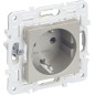 Розетка SKANDY 16А с заземл. защ. штроки SK-R04Sh шампань IEK SK-R14-16-K37