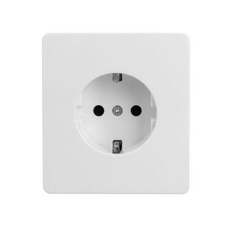 Розетка 1-ая с/з с/у со шторками 16А MIELE бел. Kranz KR-78-0701-1