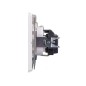 Розетка 1-ая с/з с/у со шторками 16А MIELE бел. Kranz KR-78-0701-1