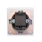 Выключатель 2 кл 10А с/у MIELE жемчуг Kranz KR-78-0706-4