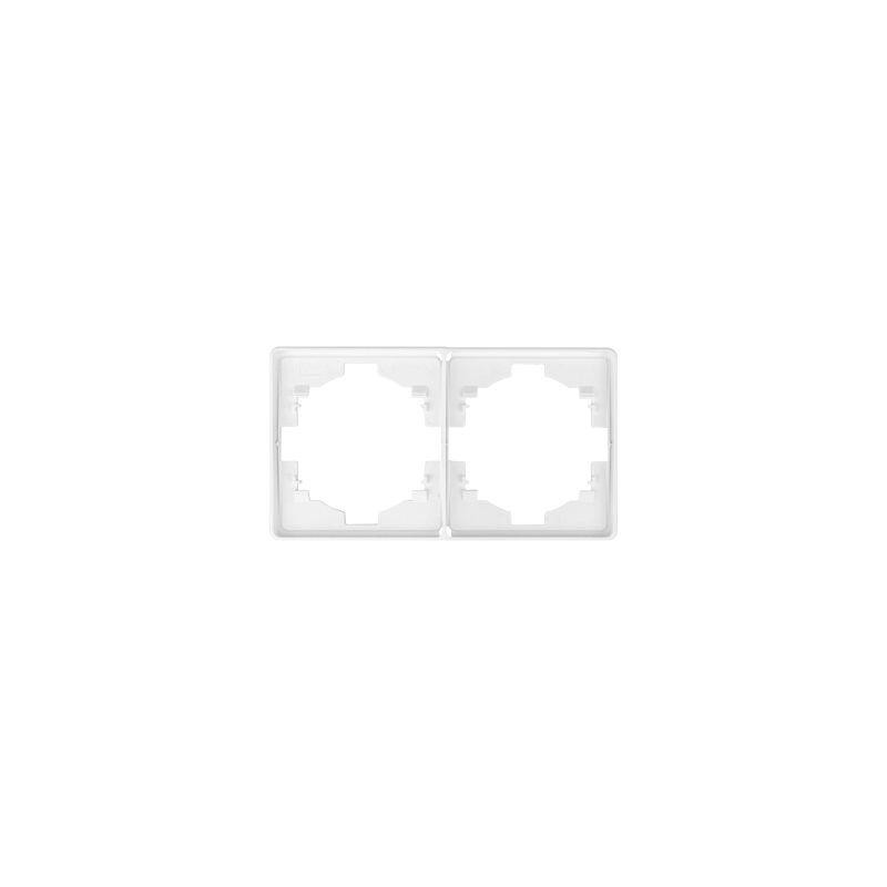 Рамка 2-постовая MIELE бел. Kranz KR-78-0752-1 Рамка 2-постовая MIELE бел. Kranz KR-78-0752-1