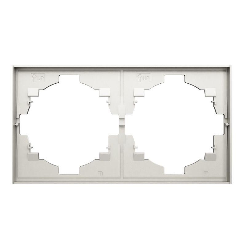 Рамка 2-постовая MIELE жемчуг Kranz KR-78-0752-4