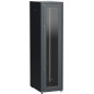 Шкаф сетевой LINEA E 33U 600х800мм стекл. передняя дверь задняя металлическая черн. ITK LE05-33U68-GM Шкаф сетевой LINEA E 33U 600х800мм стекл. передняя дверь задняя металлическая черн. ITK LE05-33U68-GM