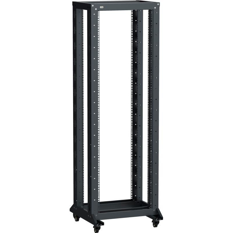 Стойка 2-рамная 24U 600х600мм на рол. черн. LINEA F ITK LF05-24U66-2RM Стойка 2-рамная 24U 600х600мм на рол. черн. LINEA F ITK LF05-24U66-2RM