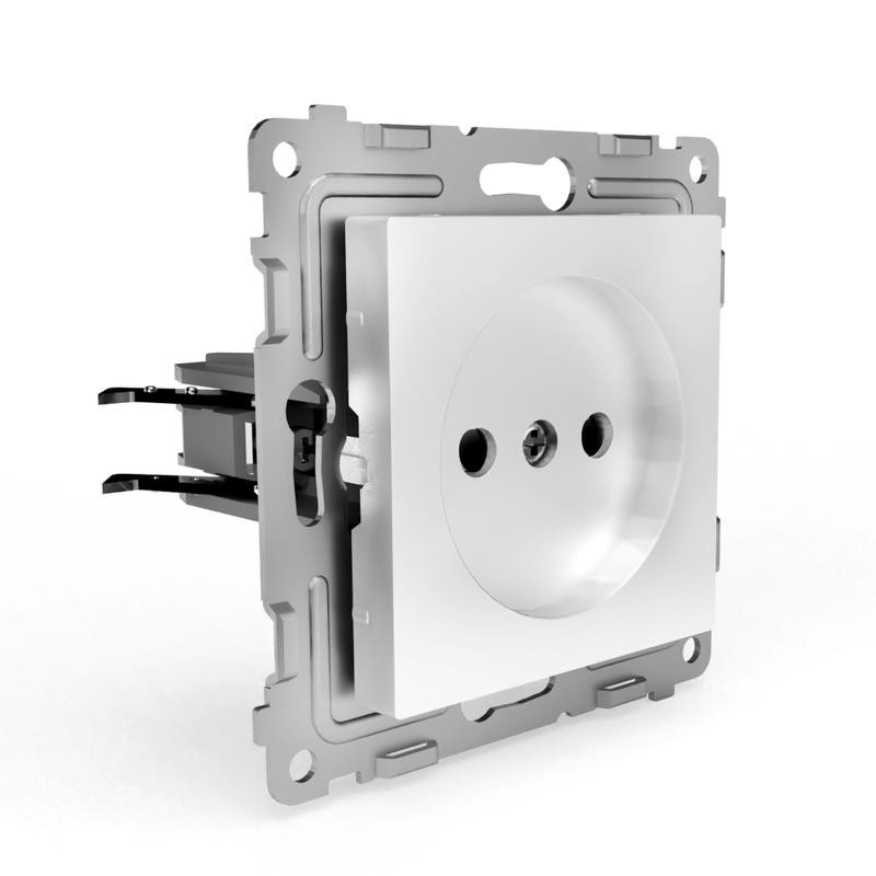 Розетка 1-м СП Pixel 16А IP20 без заземл. защ. шторки механизм бел. TOKOV ELECTRIC TKE-PX-R1SF-C01 Розетка 1-м СП Pixel 16А IP20 без заземл. защ. шторки механизм бел. TOKOV ELECTRIC TKE-PX-R1SF-C01