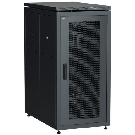 Шкаф сетевой 19дюйм LINEA N 28U 600х1000мм перфорированные двери черн. ITK LN05-28U61-PP