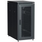 Шкаф сетевой 19дюйм LINEA N 28U 600х1000мм перфорированные двери черн. ITK LN05-28U61-PP