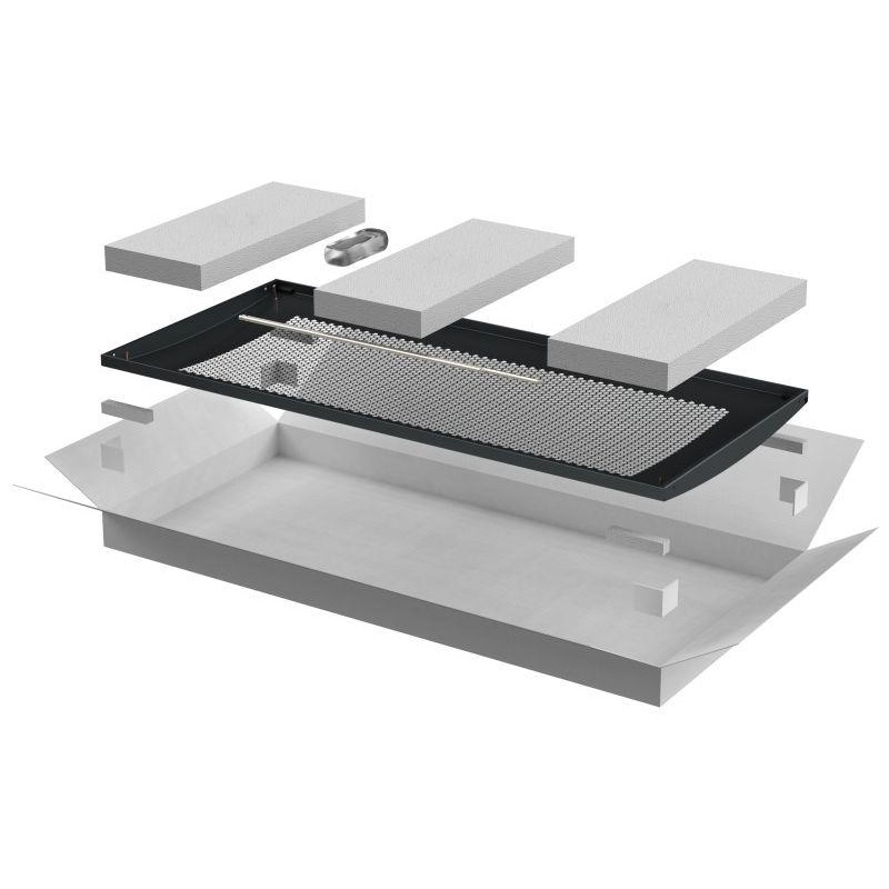 Дверь для шкафа LINEA N 38U 800мм перфорир. черн. ITK LN05-38U8X-DP