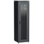 Шкаф сетевой 19дюйм LINEA N 42U 600х800мм стеклянная передняя дверь задняя металлическая черн. ITK LN05-42U68-GM Шкаф сетевой 19дюйм LINEA N 42U 600х800мм стеклянная передняя дверь задняя металлическая черн. ITK LN05-42U68-GM