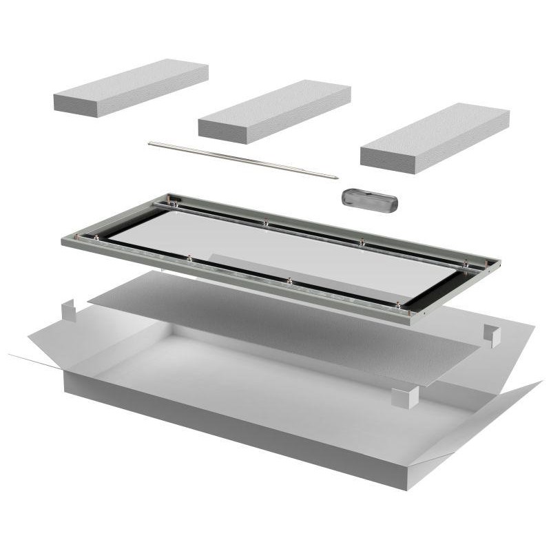 Дверь стеклянная для шкафа LINEA N 28U 600мм сер. ITK LN35-28U 600мм 6X-DR