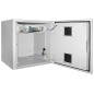 Шкаф уличный 19дюйм 15U 650х600мм IP55 метал. дверь, сер. ITK LO35-15U66-M55 Шкаф уличный 19дюйм 15U 650х600мм IP55 метал. дверь, сер. ITK LO35-15U66-M55