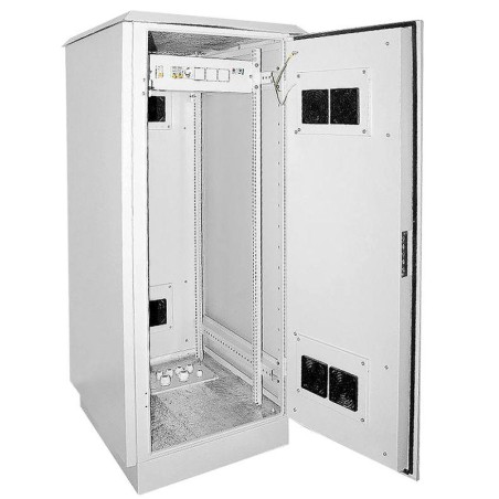 Шкаф уличный 19дюйм 33U 720х860мм IP55 двустен. метал. передняя и задняя двери, сер. ITK LO35-33U78-MM55