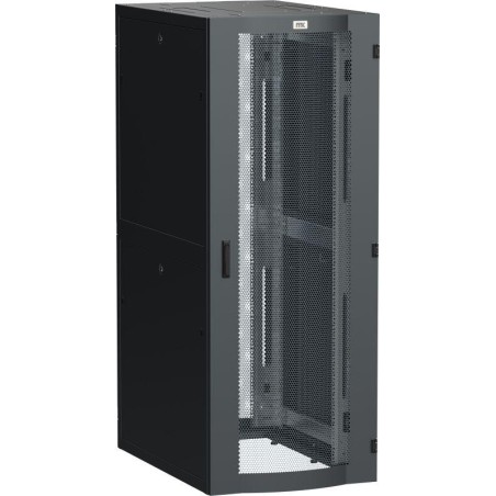 Шкаф серверный 19дюйм LINEA S 42U 750х1070мм перфорированные двери черн. ITK LS05-42U71-2PP