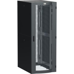 Шкаф серверный 19дюйм LINEA S 42U 750х1200мм перфорированные двери черн. ITK LS05-42U72-2PP