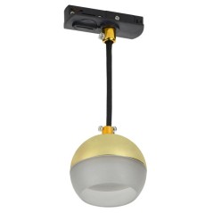 Светильник 4119 декоративный трековый подвесной GX53 золото IEK LT-UCB0-4119-GX53-1-K22