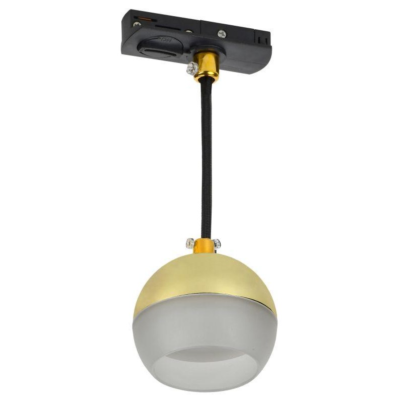 Светильник 4119 декоративный трековый подвесной GX53 золото IEK LT-UCB0-4119-GX53-1-K22