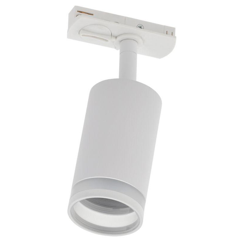 Светильник 4116 декоративный трековый поворотный GU10 бел. IEK LT-USB0-4116-GU10-1-K01 Светильник 4116 декоративный трековый поворотный GU10 бел. IEK LT-USB0-4116-GU10-1-K01