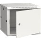 Шкаф 19дюйм LINEA W 6U 600х600мм настен. метал. дверь RAL7035 ITK LWR3-06U66-MF