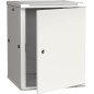 Шкаф 19 дюйм LINEA W 18U 600х600мм настен. метал. дверь RAL7035 ITK LWR3-18U66-MF