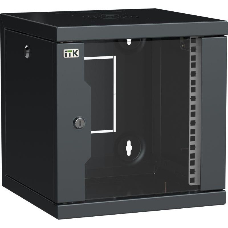 Шкаф сетевой LINEA WS 10дюйм 9U 320х310мм дверь стекл. черн. ITK LWS5-09U33-GF Шкаф сетевой LINEA WS 10дюйм 9U 320х310мм дверь стекл. черн. ITK LWS5-09U33-GF