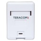 Корпус розетки настенной на 1 модуль Keystone со шторкой и маркером бел. TERACOM PRO EKF TRP-EBOX-1KSTN-WH