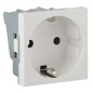 Розетка 1-м 16А IP20 45х45 с заземл. защ. шторки бел. Ruvinil АДЛ 13-900 Розетка 1-м 16А IP20 45х45 с заземл. защ. шторки бел. Ruvinil АДЛ 13-900