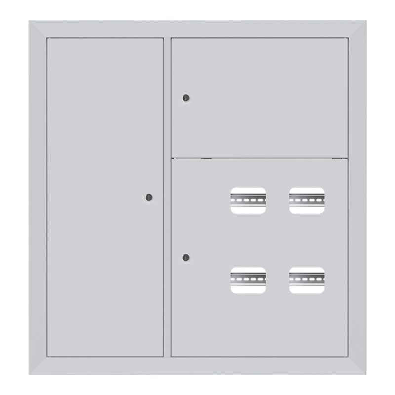 Щит этажный 4кв. слаботочка слева (1000х950х160) Basic EKF mb28-v-4z